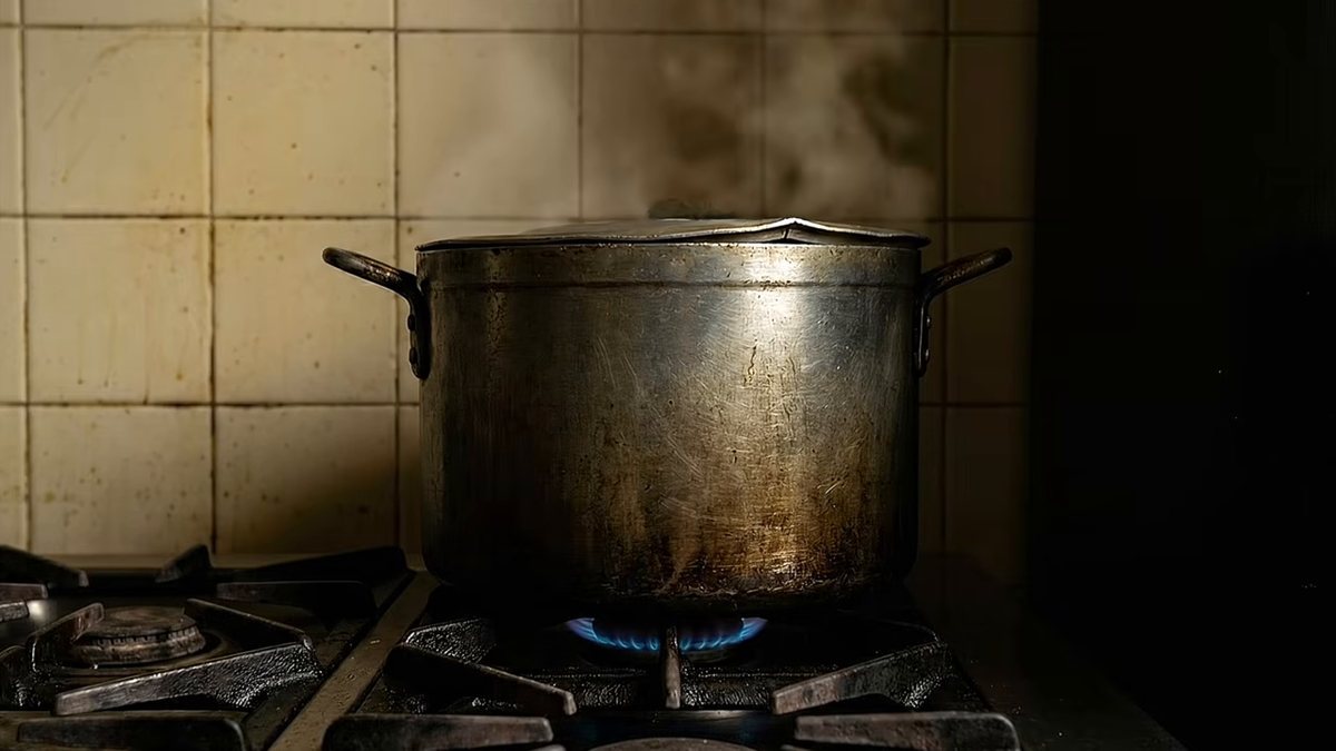 Lo que pasa dentro de la olla a las dos horas: fotograma del vídeo de El Cuchinero