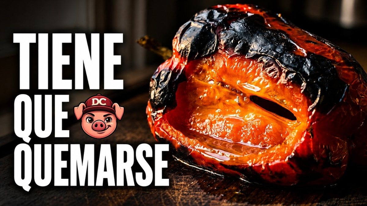Escalivada catalana con pimiento y berenjena rasgados a tiras, ajos y aceite de 