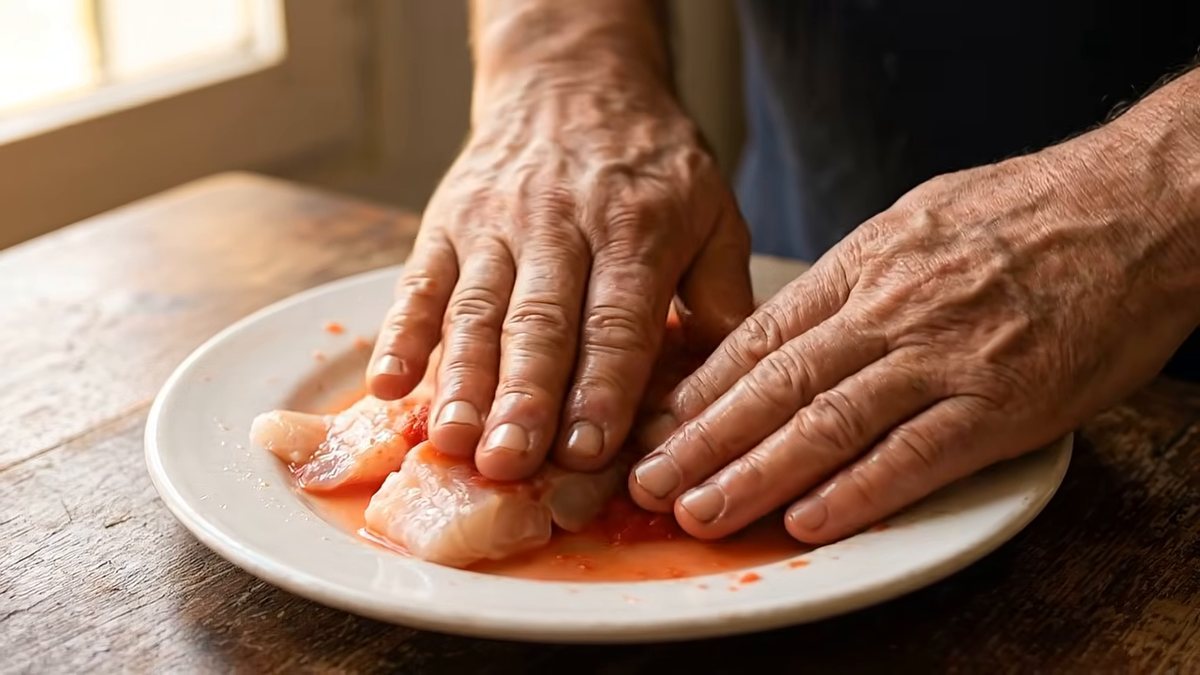 ¿Por qué la esqueixada de bacalao suelta agua?: fotograma del vídeo de El Cuchinero
