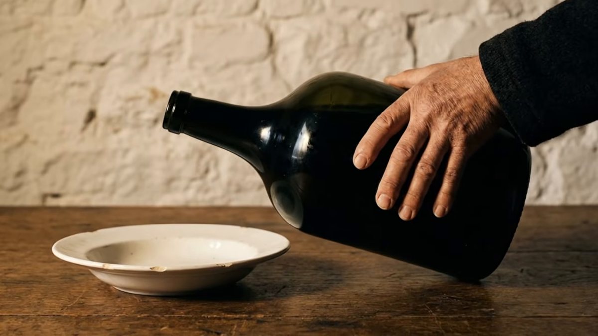 Por qué el vino sí entraba en la miga: fotograma del vídeo de El Cuchinero
