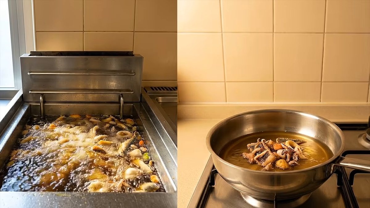 ¿Por qué el pescado frito absorbe tanto aceite?: fotograma del vídeo de El Cuchinero