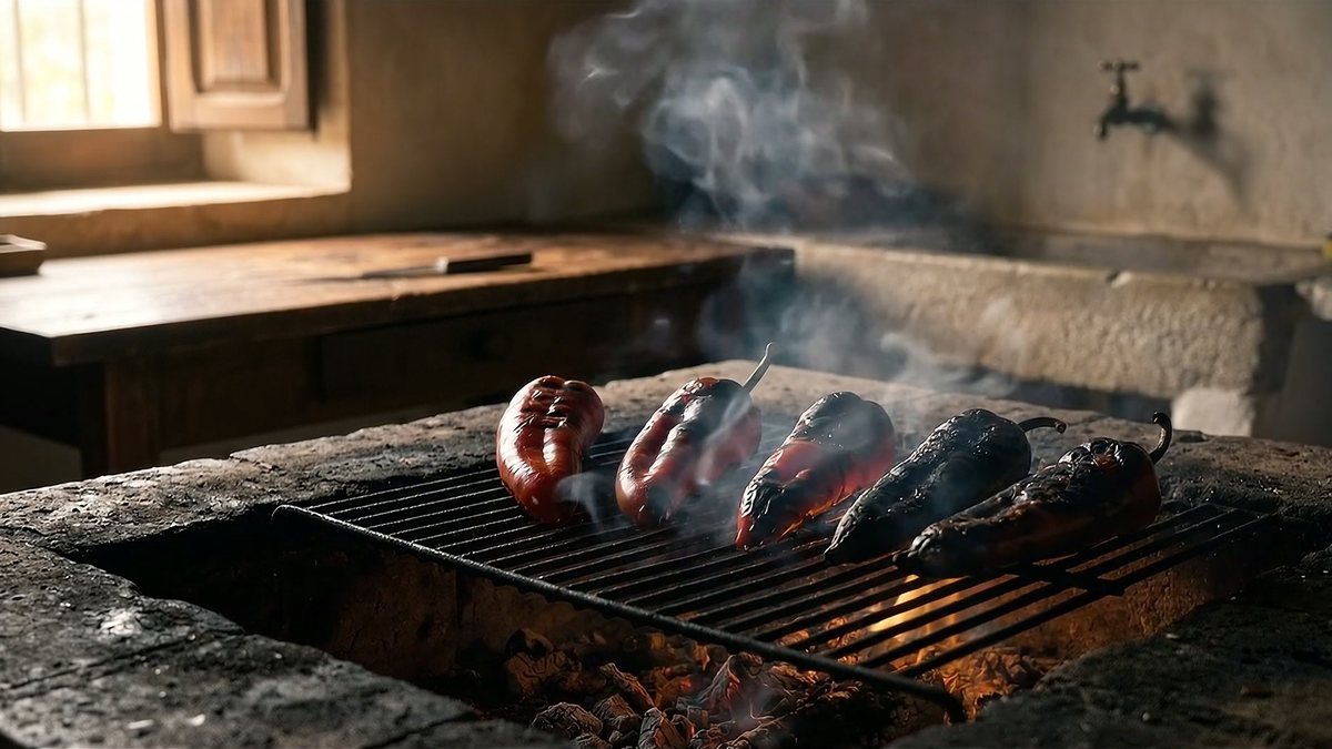 Por qué el pimiento no se asaba para cenar: foto de El Cuchinero