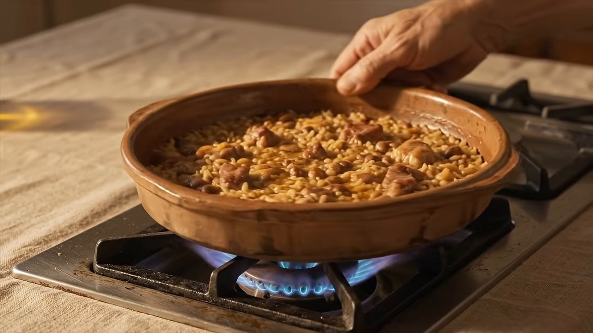 Lo que aparece cuando el calor llega a todo el fondo: fotograma del vídeo de El Cuchinero