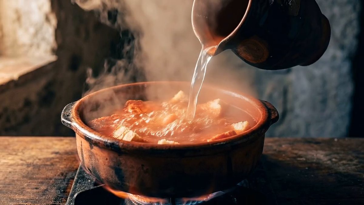 Unos minutos a fuego suave y la cuchara se hunde: fotograma del vídeo de El Cuchinero