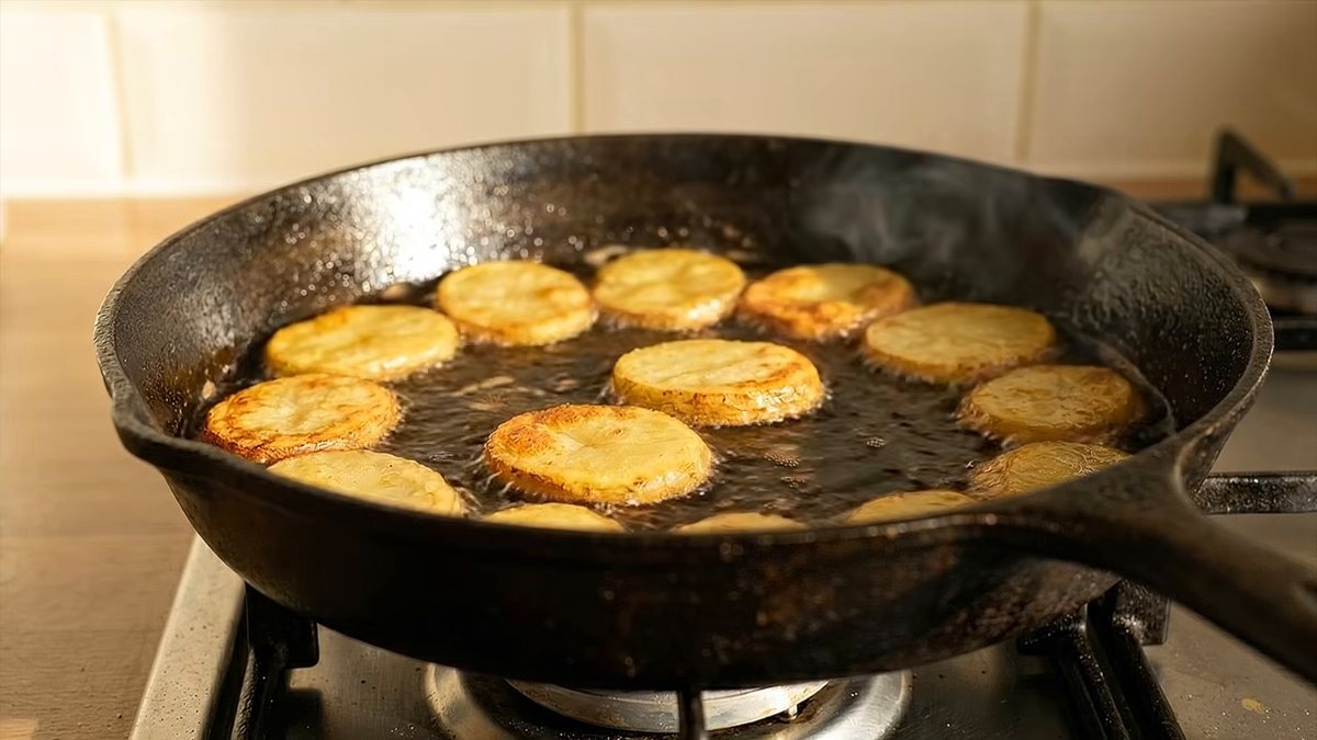 La costra de la patata es la primera barrera: fotograma del vídeo de El Cuchinero