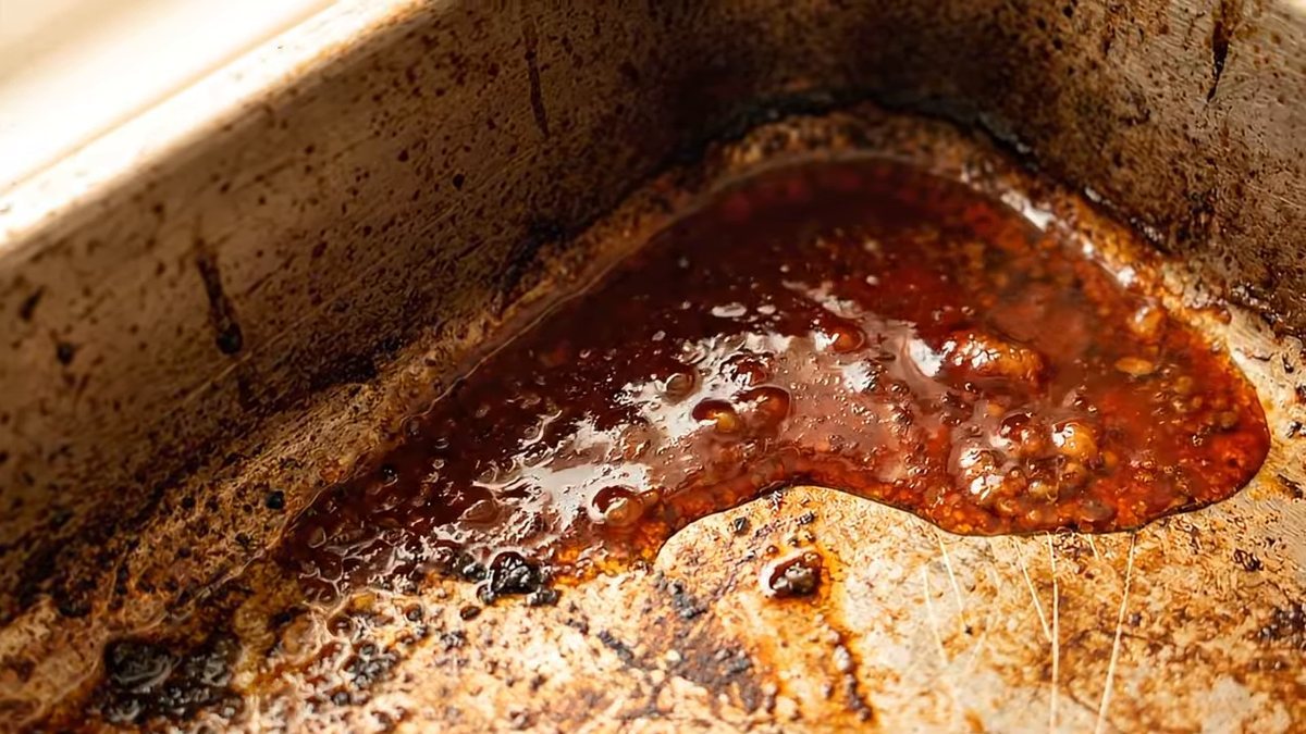 El jugo oscuro de la bandeja es el ingrediente, no un residuo: fotograma del vídeo de El Cuchinero